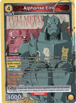 Union Arena TCG - Full Metal Alchemist - Alphonse Elric SR #004 Foil - Image 1