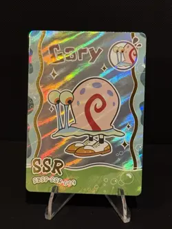 Gary The Snail SSR Holofoil - 2024 Kayou SpongeBob Squarepants TCG Cards - Image 1