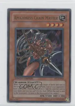 Amazoness Chain Master (Sneak Peak) YuGiOh Miscellaneous Promo #SP1-EN002 2002 - Image 1