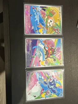 Pokemon TCG First Partner Illustration Collection Starter set cards - Image 1