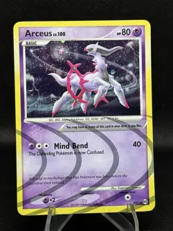 M/NM Pokemon Arceus Holo Card AR7 2009 (Psychic Form) - Image 1