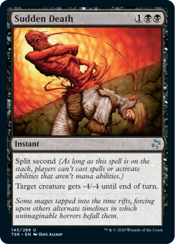 Sudden Death FOIL Time Spiral Remastered NM Black Uncommon MAGIC CARD ABUGames - Image 1