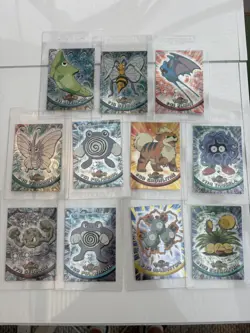 1999 Pokemon Topps TV Animation Edition - 11 Card Bundle - All Holo / Foil - LP - Image 1