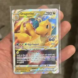 Pokemon TCG Card Lot English Holo Dragonite VSTAR EX V Promo Pokemon GO 2022 - Image 3