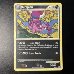 Drapion 4/102 Rare Holo Pokemon Card - HeartGold SoulSilver Triumphant set - NM - Image 1