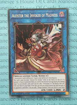 SHVA-EN020 Aleister the Invoker of Madness Secret Rare Yu-Gi-Oh Card 1st New - Image 1