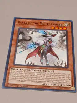 INFO-EN016 Rucia of the White Forest : 1st Edition YuGiOh Card - Image 1