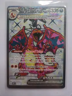 Pokemon TCG Charizard EX #215 OBF NM Trading Card + FREE BONUS - Image 1