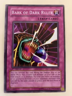 YuGiOh Bark of Dark Ruler LOD-010 1st edition - Image 1