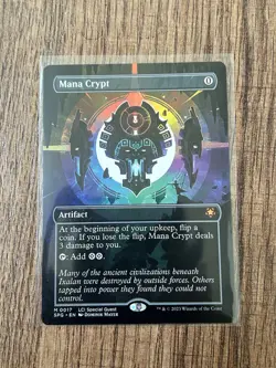 MTG Magic the Gathering Mana Crypt Borderless Special Guests Non-Foil Card NM - Image 1