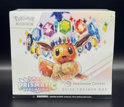 Pokemon Cards Prismatic Evolutions Pokemon Center ETB SEALED Scarlet & Violet - Image 1