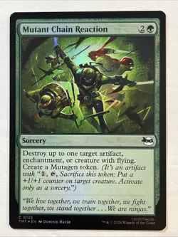 Mutant Chain Reaction (Foil) 0125 - TMT Teenage Mutant Ninja Turtles TMNT - MTG - Image 1