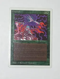 MTG - 1x Channel - Unlimited Edition - Light Play (Binder Mark) - LP - Magic SG7 - Image 2