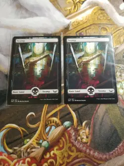 Swamp 276 X2 Full Art MTG Streets Of New Capenna - Pack Fresh - - Image 1