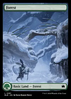 MTG Forest (281) Full Art ** Bloomburrow ** English (NM) - Image 1