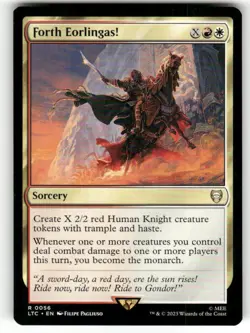 MTG Forth Eorlingas! | NM | Cmd: Lord of the Rings (LTC) - Image 1