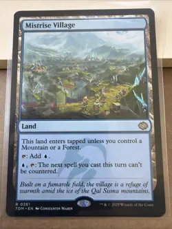 Mistrise Village Tarkir: Dragonstorm Regular. Mtg - Image 1