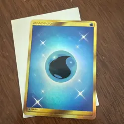 Pokemon TCG Water Energy 124/111 Crimson Invasion Gold Secret Rare Card - Image 1