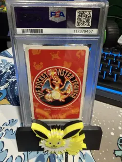 1996 Oddish No. 43 Jack of Diamonds Pokemon Red Deck Japanese Playing Card PSA 2 - Image 2