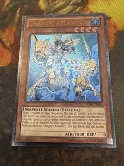 Yugioh Atlantean Dragoons - AP02-EN001 - Ultimate Rare - Near Mint ITALIAN - Image 1