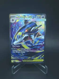 Mega Sharpedo EX 127/094 Phantasmal Flames Holo. Pokemon - Image 1