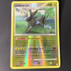 Pokemon Luxray Diamond & Pearl 2007 Reverse Holo Rare 7/130 - Image 1