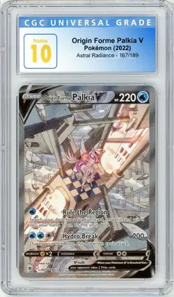 Pokemon Palkia V #167 Astral Radiance CGC Pristine 10 - Image 1