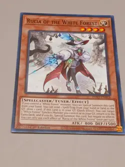 INFO-EN016 Rucia of the White Forest : 1st Edition YuGiOh Card - Image 1