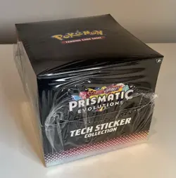 Pokemon SV:Prismatic Evolutions Tech Sticker Collection - Carton Factory Sealed - Image 2