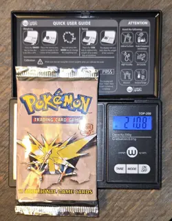 HEAVY 21.08g Pokemon Fossil Unlimited Booster Pack WOTC Factory Sealed With Case - Image 1