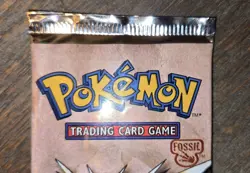 HEAVY 21.08g Pokemon Fossil Unlimited Booster Pack WOTC Factory Sealed With Case - Image 5