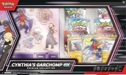 Pokemon TCG: Cynthia’s Garchomp ex Premium Collection - 6 Packs, Stickers, Promo - Image 2