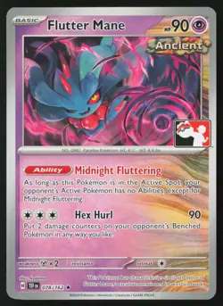 Pokemon Flutter Mane 078/162 Prize Pack Series Cards Non-Holo Pack Fresh - NM - Image 1
