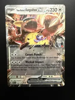 Pokemon 2026 Ascended Heros Team Rocket’s Kangaskhan EX#162/217 Double Rare NM - Image 1