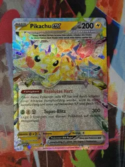 Pikachu EX - TCG Pokemon Karte ASC 057/217 deutsch Erhabene Helden - Image 1