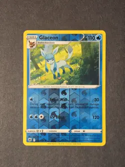 Pokemon Reverse Holo Glaceon 038/189 SWSH10: Astral Radiance - Image 1