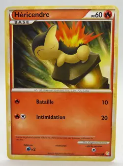 Carte Pokemon hericendre 61/123 HGSS DE BASE HS 2010 FRANCE proche neuf - Image 1
