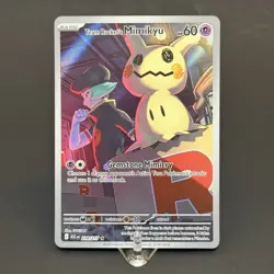 Pokemon TCG Team Rockets Mimikyu IR 238/217 Ascended Heroes Near Mint Condition - Image 1