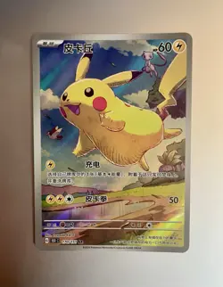Pokemon Pikachu 151C Art Rare 170 Chinese Exclusive Near Mint - Image 1