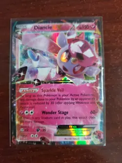 Pokemon Diancie EX 72/124 XY Fates Collide Ultra Rare Holo - Image 1