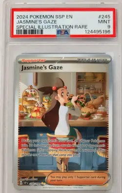 Pokemon TCG Jasmine's Gaze Full Art Holo Trainer Surging Sparks #245/191 - Image 1