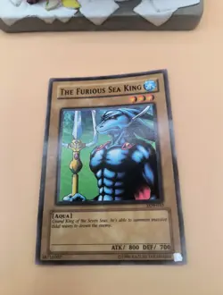 The Furious Sea King - LOB-E027 - LP - YuGiOh - Image 2
