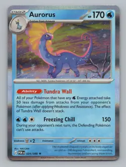 Aurorus Holo 024/088 ME03: Perfect Order Pokemon TCG NM Rare - Image 1