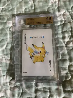 1999 Pokemon Pikachu 25A Joker Silver Poker Set BGS 9.5 Gem Mint W/10 Centering - Image 1