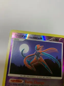 Pokemon TCG - Deoxys Attack Forme Lv. 50 24/146 Reverse Holo 2008 - Ungraded - Image 4