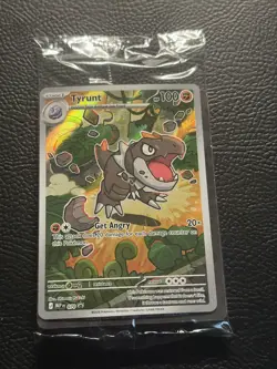 Tyrunt 070 perfect Order Pokemon Exclusive Stamped Promo SEALED Black Star - Image 1