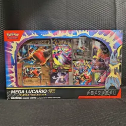 Pokemon TCG Mega Lucario ex Premium Figure Collection Box Factory Sealed - Image 1