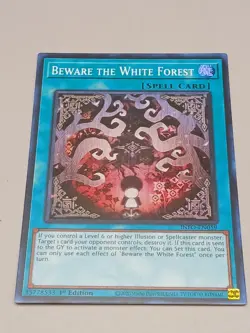 1st ed Beware the White Forest super rare INFO-EN059 Yugioh - Image 2