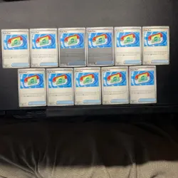 Lot of 11 Poke Pad 081/088 Perfect Order Pokemon TCG 9 Regular & 2 Reverse Holo - Image 1