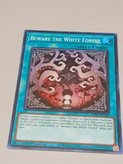 1st ed Beware the White Forest super rare INFO-EN059 Yugioh - Image 2